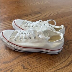 Classic White Converse Canvas Sneakers